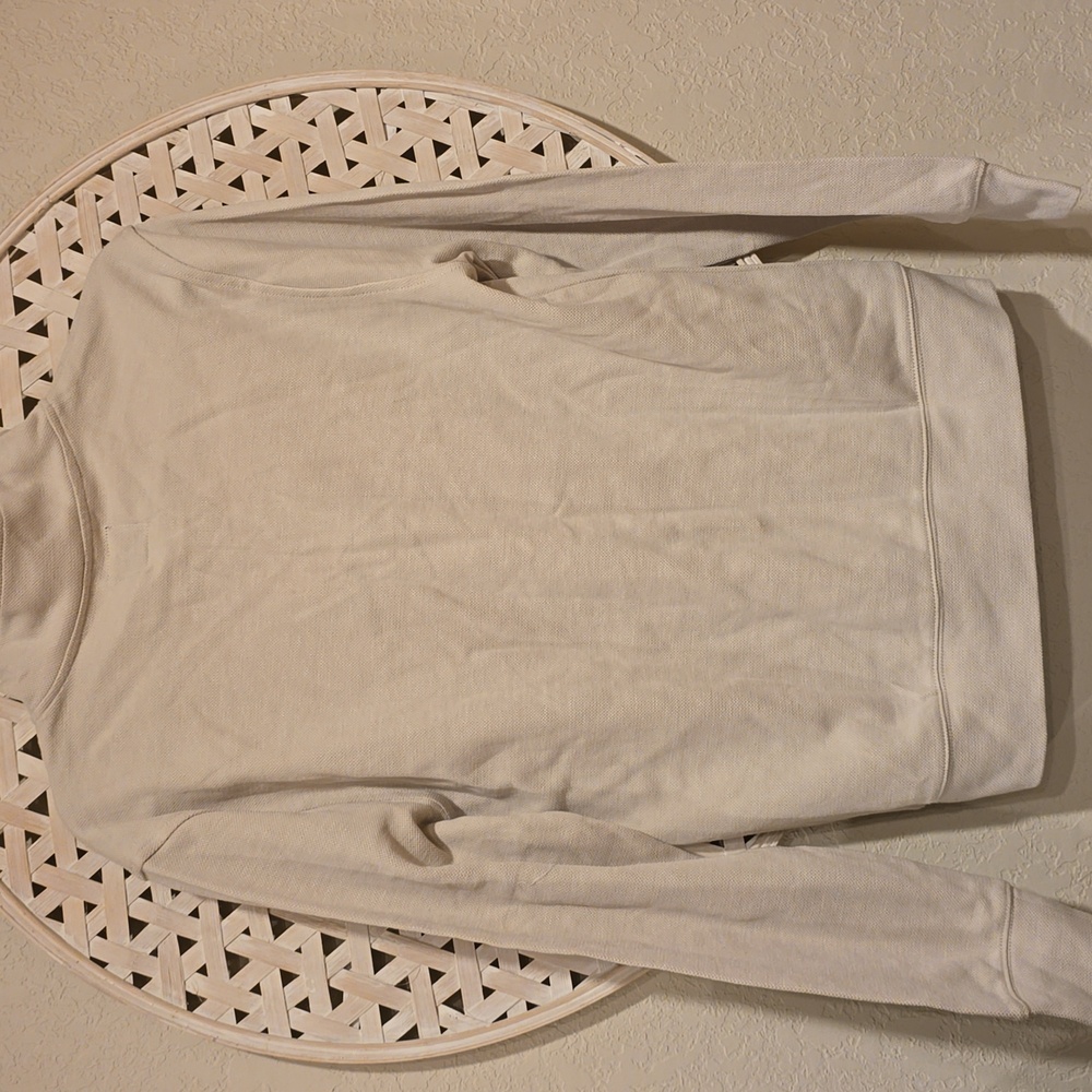 NWT J.CREW Tan PERFORMANCE HALF ZIP PULLOVER SHIRT BR832 SZ S $98 - Picture 10 of 10